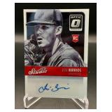 Jose Berrios RC Auto 2016 Donruss Optic Studio #SSJB Rookie Minnesota Twins Baseball Card