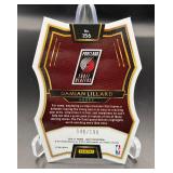 Damian Lillard /199 Die Cut Blue Prizm 2016-17 Select #156 Numbered 046/199 Basketball Card