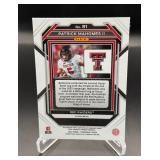 Patrick Mahomes Red Cracked Ice Prizm 2023 Draft Picks #81 Football Card