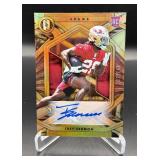 Trey Sermon RC Auto /149 2021 Gold Standard #129 Numbered 137/149 Rookie Football Card