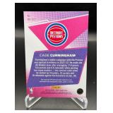 Cade Cunningham Relic 2024-25 Hoops Rookie Rememberance #RR-CCP Basketball Card