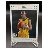 Kevin Durant RC 2007 Topps #2 Rookie Basketball Card