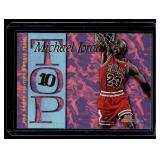 Michael Jordan Top 10 NBA Hoops All-Time Rookie Team Insert #AR7 Basketball Card