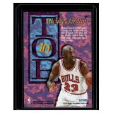 Michael Jordan Top 10 NBA Hoops All-Time Rookie Team Insert #AR7 Basketball Card
