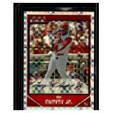 Ken Griffey Jr. /250 X-Fractor 2007 BowmanC hrome #85 Baseball Card Numbered 028/250