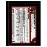 Ken Griffey Jr. /250 X-Fractor 2007 BowmanC hrome #85 Baseball Card Numbered 028/250