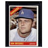 Don Drysdale 1966 Topps #430 Vintage Baseball Card