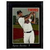 Byron Buxton /69 Black Refractor SP 2019 Topps Heritage #THC-539 Numbered 40/69 Minnesota Twins Baseball Card