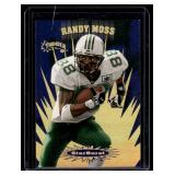 Randy Moss Stasrburst Thunder RC Insert 1998 Skybox #7 Rookie Minnesota Vikings Football Card