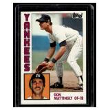 Don Mattingly RC 1984 Topps #8 Vintage Rookie Baseball Card