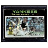 Thurman Munson 2nd Year Rookie Cup 1971 Topps #5 Vintage Baseball Card