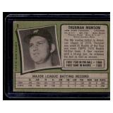 Thurman Munson 2nd Year Rookie Cup 1971 Topps #5 Vintage Baseball Card