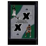 Kevin Garnett / Wally Szczerbiak Dual Relic Warm-Up 2002 SPx Winning Combos #KG/WS Minnesota Timberwolves Basketball Card