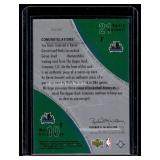 Kevin Garnett / Wally Szczerbiak Dual Relic Warm-Up 2002 SPx Winning Combos #KG/WS Minnesota Timberwolves Basketball Card