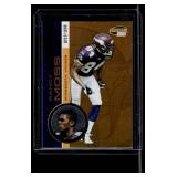 Randy Moss /1000 Gold Foil 1001 Invincible #133 Numbered 717/1000 Minnesota Vikings Football Card