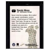 Randy Moss RC D'Stroyers Insert 1998 Skybox #4 Rookie Minnesota Vikings Football Card