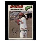 Joe Morgan 1977 Topps Cloth Sticker #31 Vintage Baseball Card
