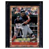 Mookie Betts /349 2019 Donruss Highlights Numbered 126/349 Baseball Card