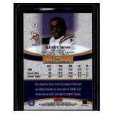 Randy Moss 1999 Topps Gold Label Refractor Class 2 #50 Minneosta Vikings Football Card