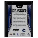 Quinn Hughes RC 2019-20 Upper Deck Synergy Millenial Impact #MI-15 Rookie Hockey Card