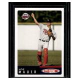 Joe Mauer RC 2002 Topps Total #1 Rookie Minnesota Twins Baseball Card