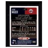 Joe Mauer RC 2002 Topps Total #1 Rookie Minnesota Twins Baseball Card