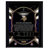 Justin Jefferson RC 2020 Select #61 Rookie Minnesota Vikings Football Card