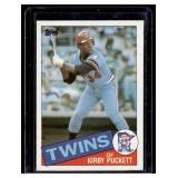 Kirby Puckett RC 1985 Topps #536 Rookie Vintage Minnesota Twins Baseball card