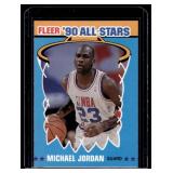 Michael Jordan 1990 Fleer All-Stars #5 Basketball Card