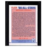 Michael Jordan 1990 Fleer All-Stars #5 Basketball Card