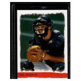Joe Mauer RC 2002 Topps Gallery #186 Rookie Minnesota Twins Baseball Card