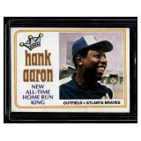Hank Aaron 1974 Topps All-Time HR King #1 Vintage Baseball Card