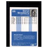 Darryl Starawberry RC 1984 Fleer Update #599 Rookie Vintage Baseball Card