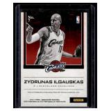 Zydrunas Ilgauskas /25 Auto 2016-17 Grand Reserve #7 Numbered 03/25 Basketball Card