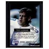 Trou Aikman Autographed 1994 Playoff #25 Football Card