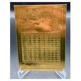 Dan Marino 23kt Gold Limited Edition Football Card 1995 Upper Deck