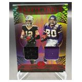Cris Carter / Chris Olave /99 Dual Relic 2022 Illusions Rookie Idols #RM-OC Football Card