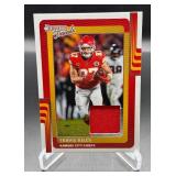 Travis Kelce Relic 2025 Donruss Threads #DTH-TKW Football Card
