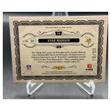 Kyle Rudolph RPA /50 RC Auto Relic 2011 Gold Standard Gold Leaf Rookies #14 Numbered 10/50 Rookie Minnesota Vikigns Football Card