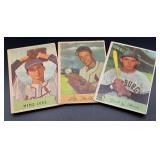 1954 Bowamn Baseball 3-Card Vintage Lot