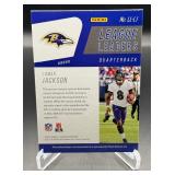 LaMar Jackson Relic 2020 Prestige league Leaders #LL-LJ Football Card