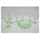 Vintage Uranium Depression Glass.