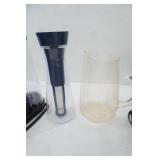 Kitchenware Lot: Black & Decker Coffee Maker, Ambiano Single Serve Espresso Maker, Tavana Water Infuser