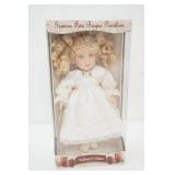 Vintage Collectible Porcelain Doll. Still in Box. Collectors Choice