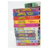 Vintage Teenage Mutant Ninja Turtles VHS Tapes