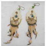 Jewelry Lot: Handmade Artisan Dangle Earrings