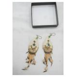 Jewelry Lot: Handmade Artisan Dangle Earrings