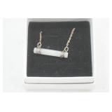 Jewelry Lot: pendant Necklace, stone bar bead