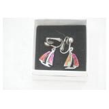 Jewelry Lot: Sailboat Clip Earrings