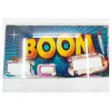 Vintage Casino Glass Game Fronts 18.5"x9.25"